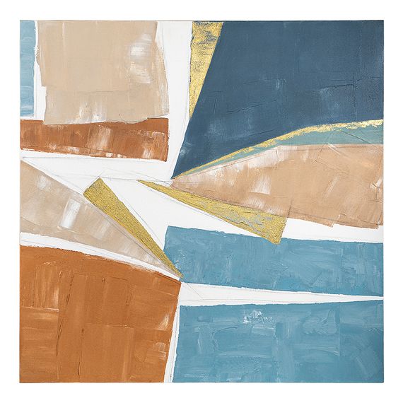 Панно декоративное с ручной росписью By Feel, 100х100 см, Bergenson Bjorn