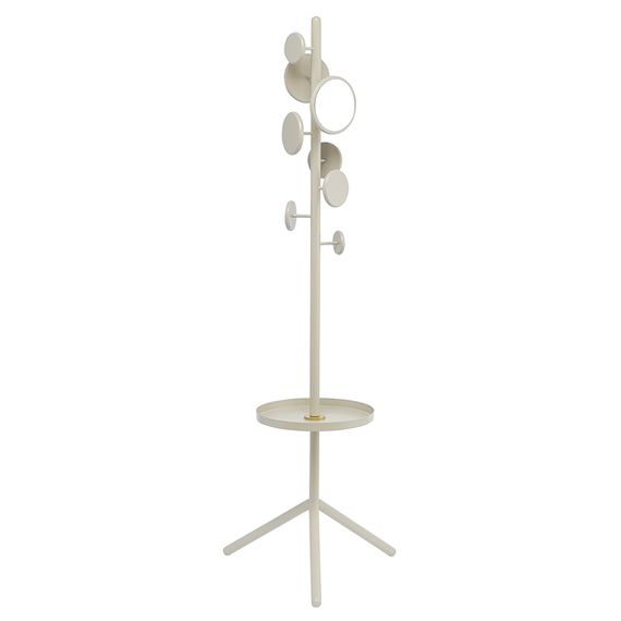 Вешалка напольная с полкой Lingon, слоновая кость, LATITUDE, Цвет: слоновая кость