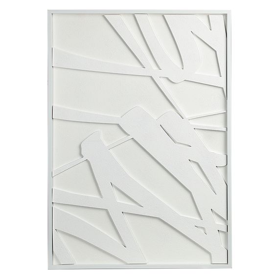 Панно декоративное с эффектом 3D Minimalism, с белой рамой, 70х100 см, Bergenson Bjorn