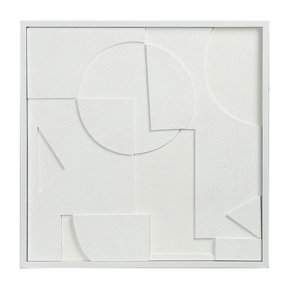 Панно декоративное с эффектом 3D Minimalism, с белой рамой, 60х60 см, Bergenson Bjorn