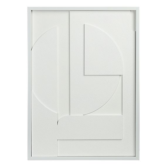 Панно декоративное с эффектом 3D Minimalism, с белой рамой, 50х70 см, Bergenson Bjorn