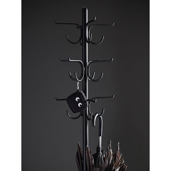 Вешалка напольная Mera, черная, LATITUDE, Цвет: черный, изображение 4