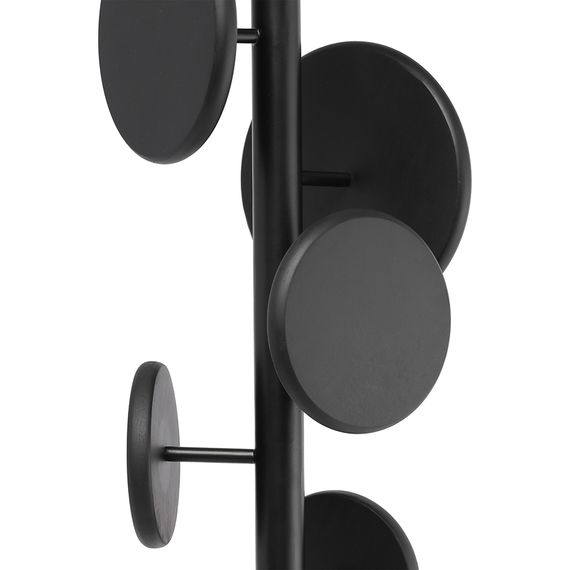 Вешалка напольная с полкой Lingon, черная, LATITUDE, Цвет: черный, изображение 5