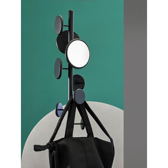 Вешалка напольная Lingon, черная, LATITUDE, Цвет: черный, изображение 4