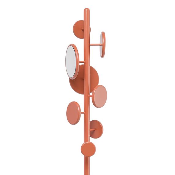 Вешалка напольная с полкой Lingon, терракотовая, LATITUDE, Цвет: терракотовый, изображение 8