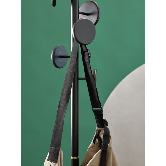 Вешалка напольная Lingon, черная, LATITUDE, Цвет: черный, изображение 5