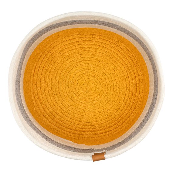 Корзина для хранения Ciary, 30х30 см, бежевая/серая/горчичная, Bergenson Bjorn, Цвет: разноцветный, изображение 5