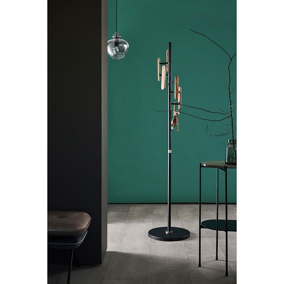 Вешалка напольная Fem, черная, LATITUDE, Цвет: черный, изображение 2