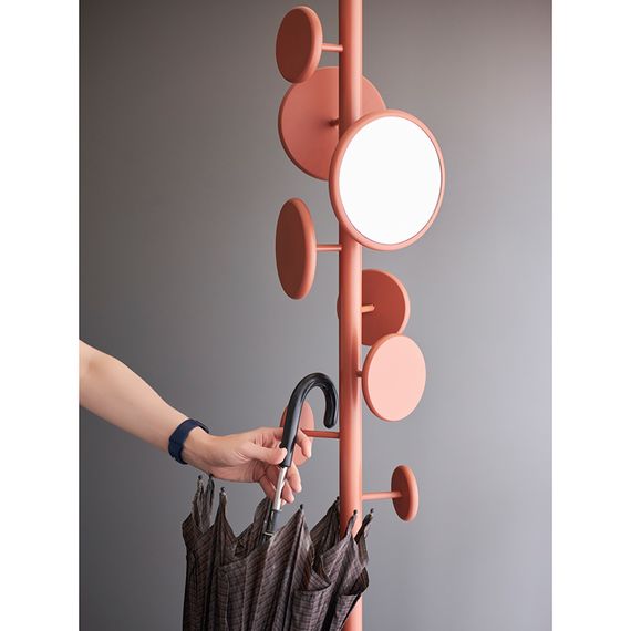 Вешалка напольная Lingon, терракотовая, LATITUDE, Цвет: терракотовый, изображение 3