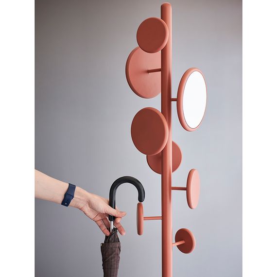 Вешалка напольная Lingon, терракотовая, LATITUDE, Цвет: терракотовый, изображение 4