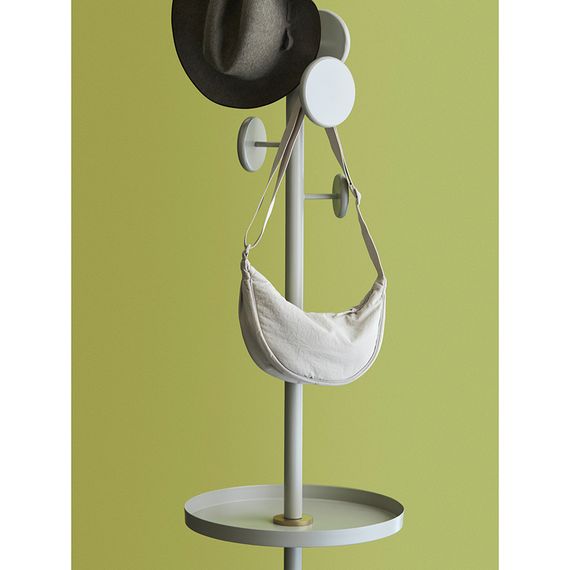 Вешалка напольная с полкой Lingon, слоновая кость, LATITUDE, Цвет: слоновая кость, изображение 5