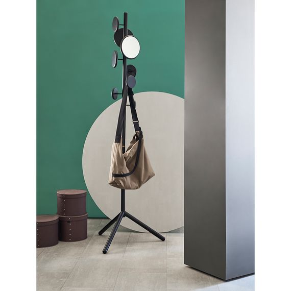 Вешалка напольная Lingon, черная, LATITUDE, Цвет: черный, изображение 3