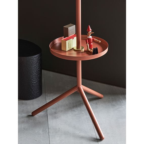 Вешалка напольная с полкой Lingon, терракотовая, LATITUDE, Цвет: терракотовый, изображение 4