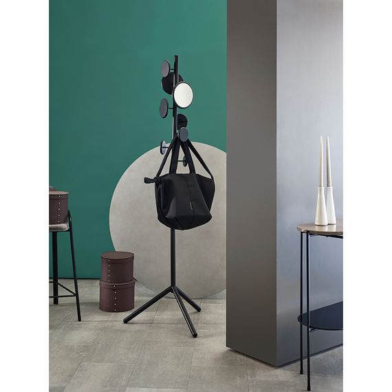 Вешалка напольная Lingon, черная, LATITUDE, Цвет: черный, изображение 2