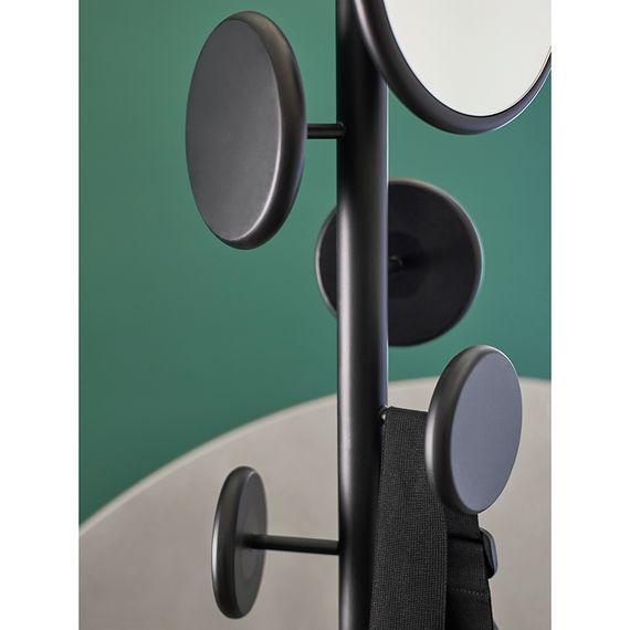 Вешалка напольная Lingon, черная, LATITUDE, Цвет: черный, изображение 7