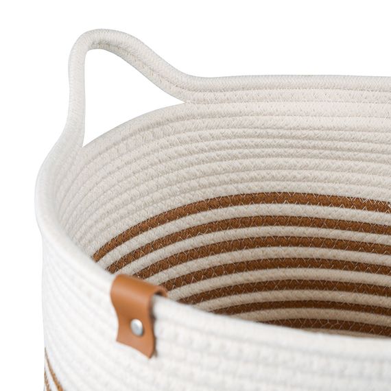 Корзина для хранения Thea 35х48 см, бежевая/горчичная, Bergenson Bjorn, изображение 2