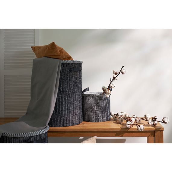 Корзина для хранения Sustainable collection, 64 л, черная, Bergenson Bjorn, Цвет: черный, изображение 3