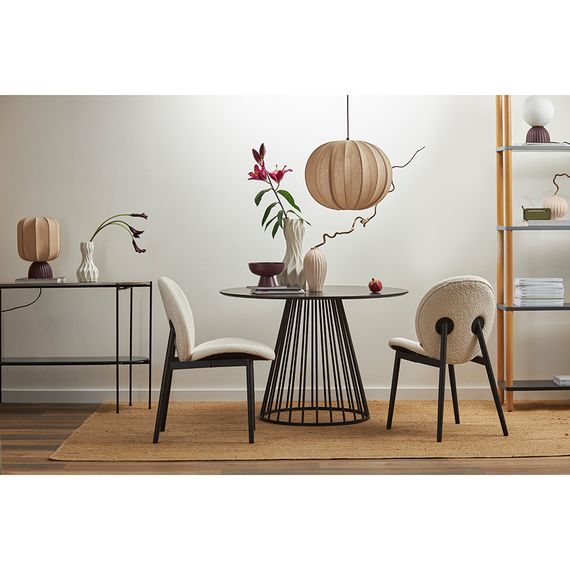 Лампа настольная Texture Rib, 27х39 см, вишневая/бежевая, Bergenson Bjorn, Цвет: вишневый/бежевый, изображение 4