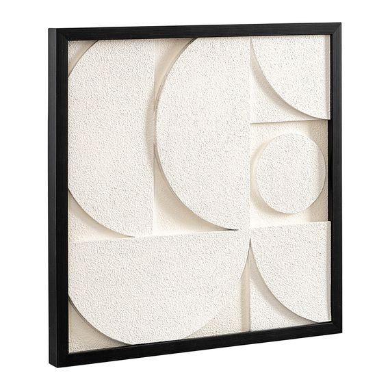 Панно декоративное с эффектом 3D Minimalism, 40х40 см, белый, Bergenson Bjorn, изображение 3