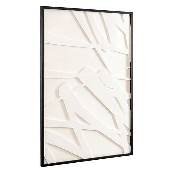 Панно декоративное с эффектом 3D Minimalism, 70х100 см, белый\бежевый, Bergenson Bjorn, изображение 3