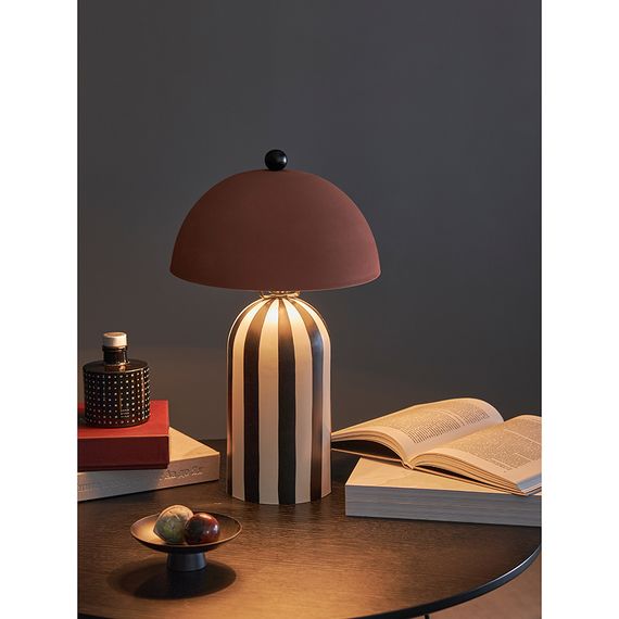 Светильник настольный Anniken, 25х38 см, черный/белый/терракотовый, Bergenson Bjorn, Цвет: терракотовый, изображение 5