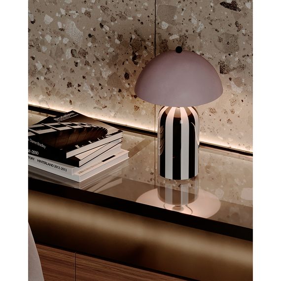 Светильник настольный Anniken, 25х38 см, черный/белый/лиловый, Bergenson Bjorn, Цвет: лиловый, изображение 7