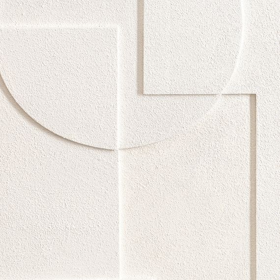 Панно декоративное с эффектом 3D Minimalism, 60х60 см, белый\бежевый, Bergenson Bjorn, изображение 6