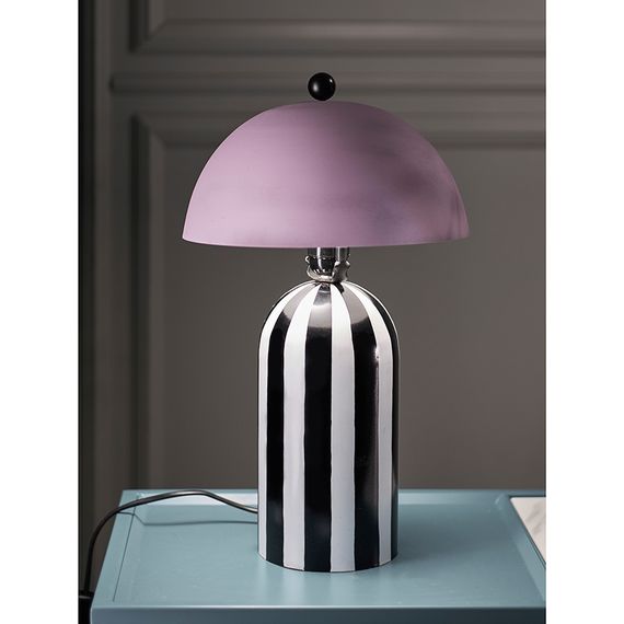 Светильник настольный Anniken, 25х38 см, черный/белый/лиловый, Bergenson Bjorn, Цвет: лиловый, изображение 4
