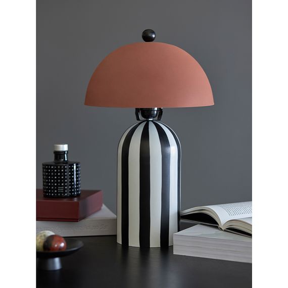 Светильник настольный Anniken, 25х38 см, черный/белый/терракотовый, Bergenson Bjorn, Цвет: терракотовый, изображение 4