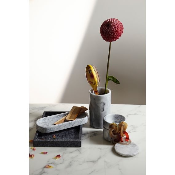 Поднос Marm, 28х20 см, черный мрамор, Bergenson Bjorn, Цвет: черный, изображение 4