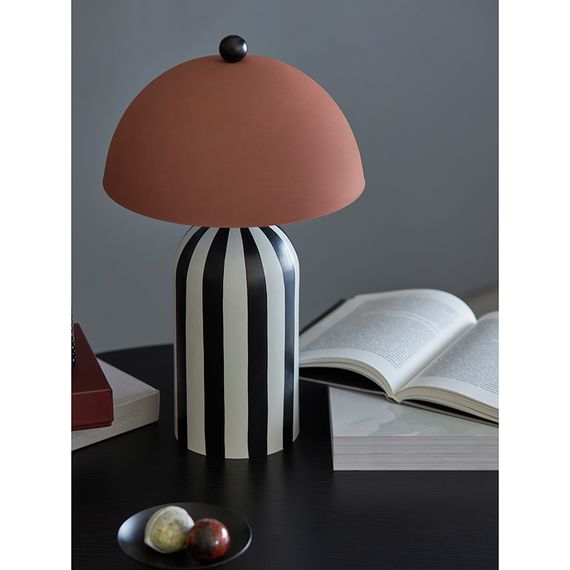 Светильник настольный Anniken, 25х38 см, черный/белый/терракотовый, Bergenson Bjorn, Цвет: терракотовый, изображение 3