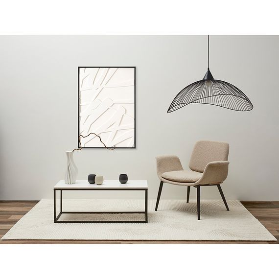 Панно декоративное с эффектом 3D Minimalism, 70х100 см, белый\бежевый, Bergenson Bjorn, изображение 2