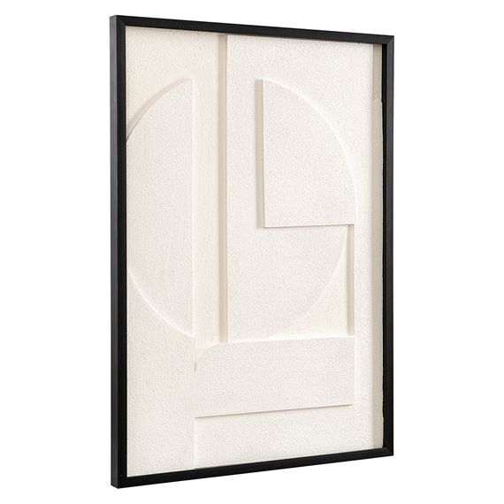 Панно декоративное с эффектом 3D Minimalism, 50х70 см, белый\бежевый, Bergenson Bjorn, изображение 3