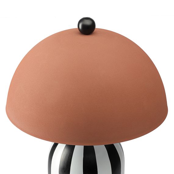 Светильник настольный Anniken, 25х38 см, черный/белый/терракотовый, Bergenson Bjorn, Цвет: терракотовый, изображение 6