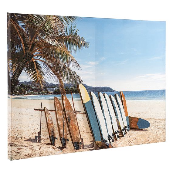 Панно декоративное с эффектом 3D Surf, Beach, 70х50 см, Bergenson Bjorn, изображение 3