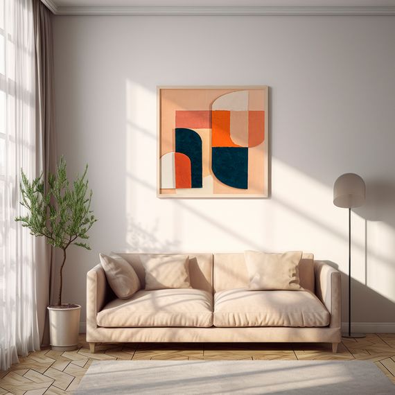 Панно декоративное с эффектом 3D Pop Art, 60х60 см, Bergenson Bjorn, изображение 2