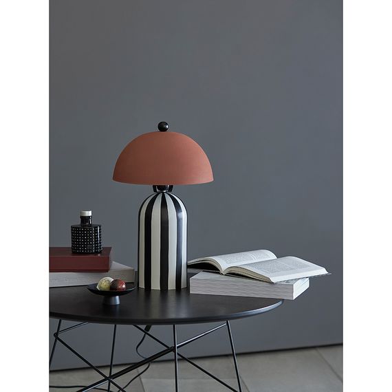 Светильник настольный Anniken, 25х38 см, черный/белый/терракотовый, Bergenson Bjorn, Цвет: терракотовый, изображение 2