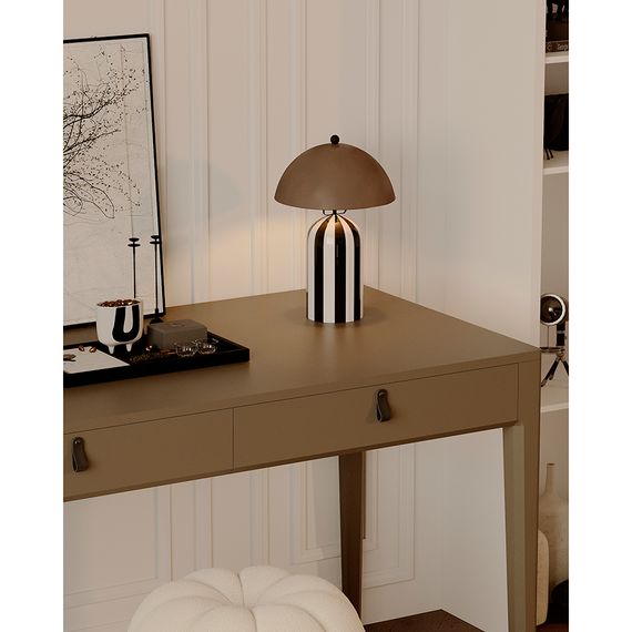 Светильник настольный Anniken, 25х38 см, черный/белый/сливовый, Bergenson Bjorn, Цвет: сливовый, изображение 7