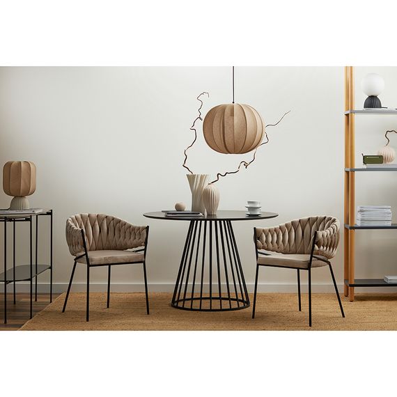 Светильник подвесной Texture Rib, 48 см, бежевый, Bergenson Bjorn, изображение 5