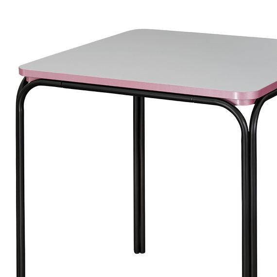 Стол обеденный Ror, 70х70 см, черный/серый/розовый, LATITUDE, Цвет: черный/серый/розовый, изображение 3