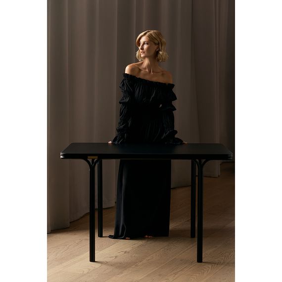 Стол обеденный Ror, 85х120 см, черный, LATITUDE, изображение 2