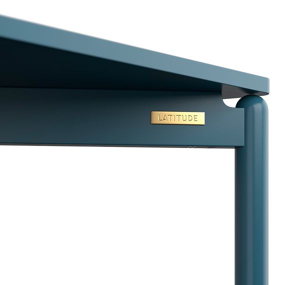 Стол обеденный Saga, 75х75 см, сине-зеленый, LATITUDE, Цвет: синий/зеленый, изображение 7