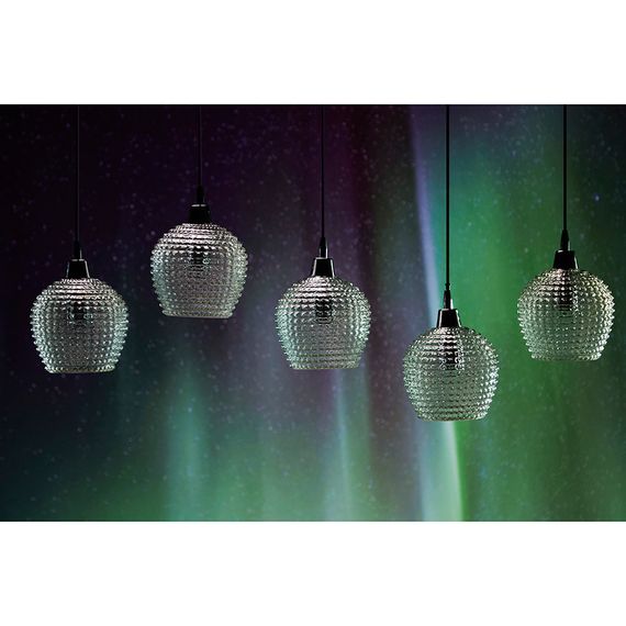 Светильник подвесной каскадный Aurora, 110х18 см, прозрачный, изображение 2