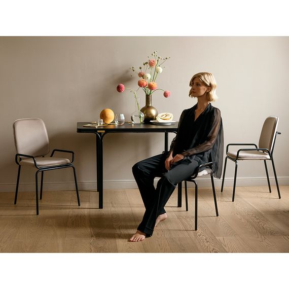 Стол обеденный Ror, 85х120 см, черный, LATITUDE, изображение 5