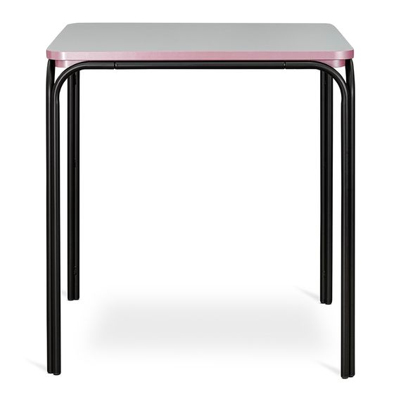 Стол обеденный Ror, 70х70 см, черный/серый/розовый, LATITUDE, Цвет: черный/серый/розовый, изображение 2