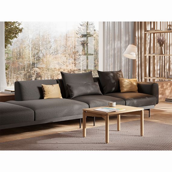 Столик кофейный Saga, 50х70 см, ясень, LATITUDE, Цвет: бежевый, изображение 3