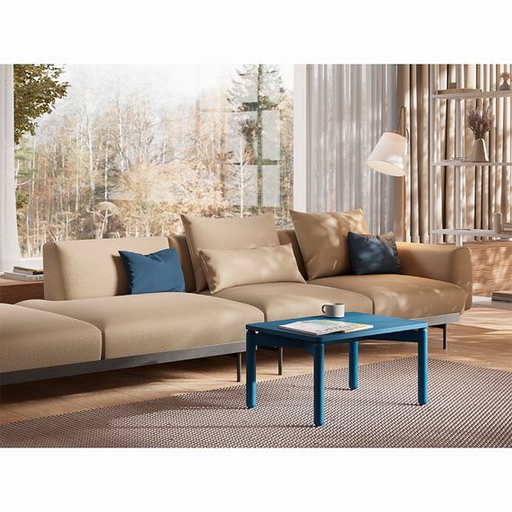 Столик кофейный Saga, 50х70 см, синий, LATITUDE, Цвет: синий, изображение 3