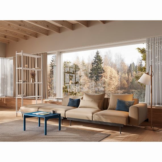 Столик кофейный Saga, 50х70 см, синий, LATITUDE, Цвет: синий, изображение 2