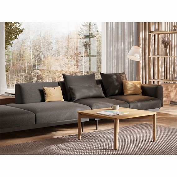 Столик кофейный Saga, 75х75 см, ясень, LATITUDE, Цвет: бежевый, изображение 3