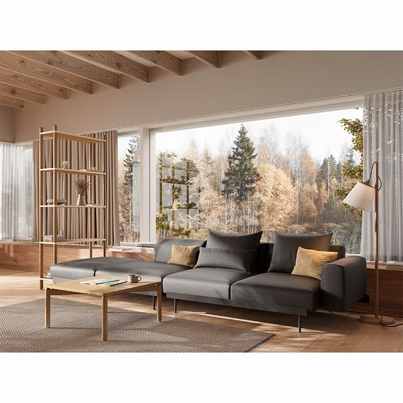 Столик кофейный Saga, 75х75 см, ясень, LATITUDE, Цвет: бежевый, изображение 2